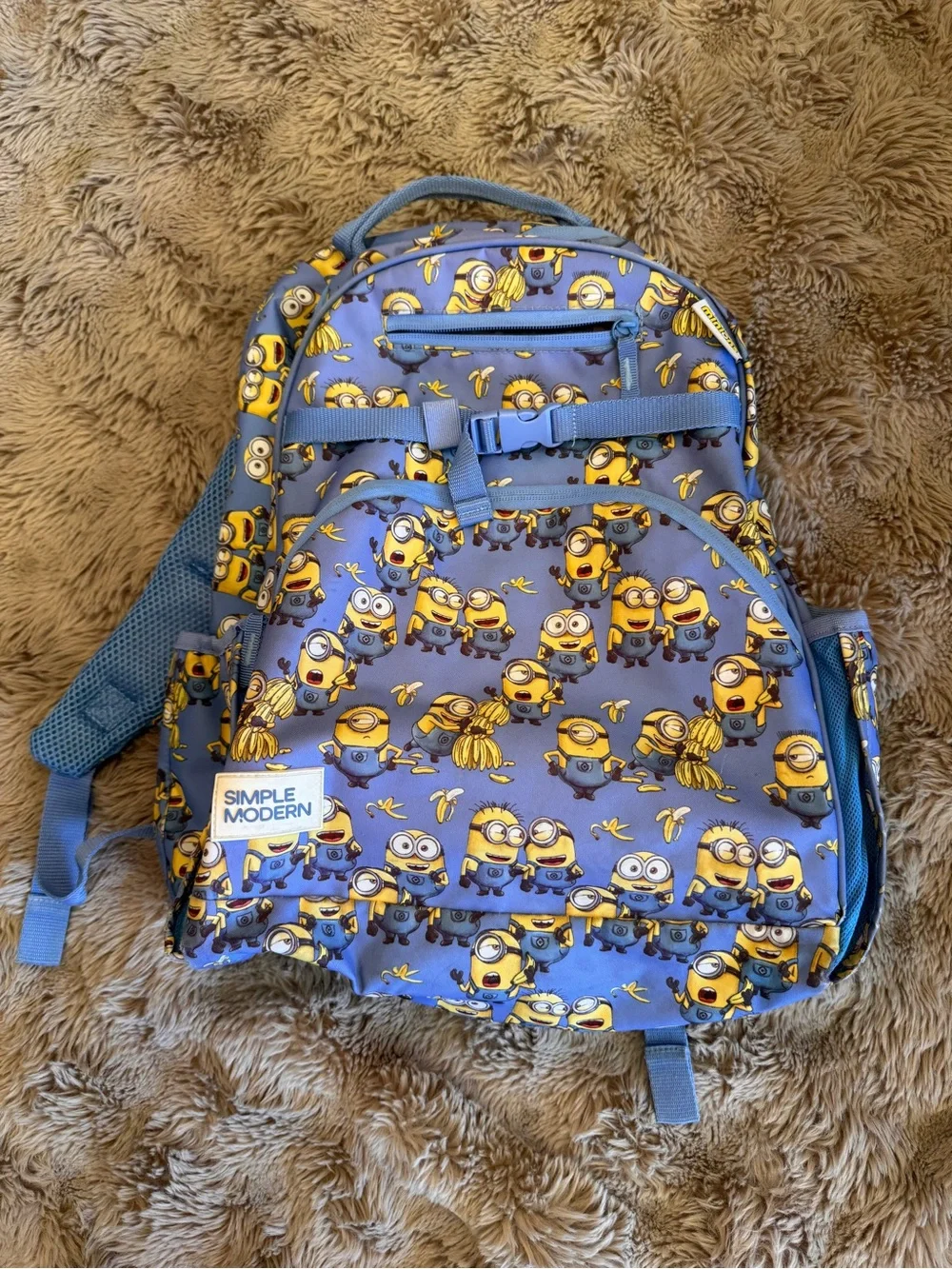 Kids' Blue Minions Backpack